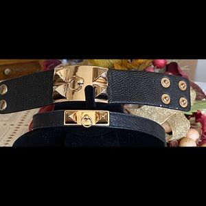 Goth Bdsm bracelet and choker